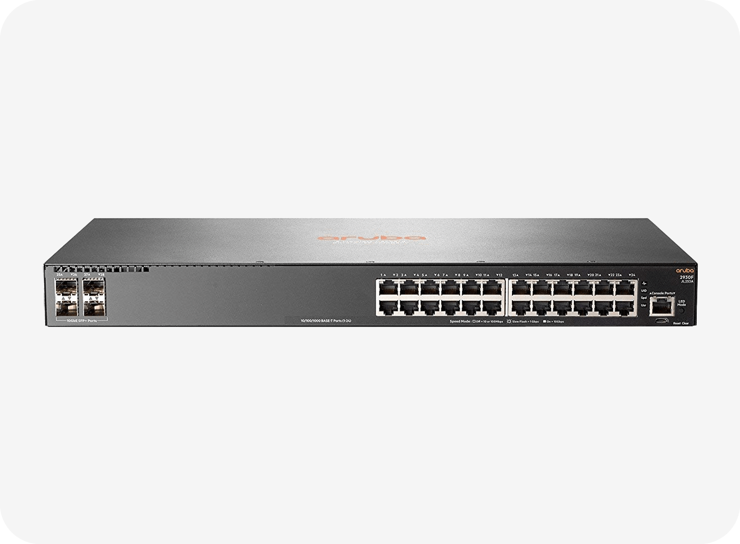 Buy Aruba 2930F 48G PoE+ 4SFP+ Switch (JL256A) in Dubai, UAE